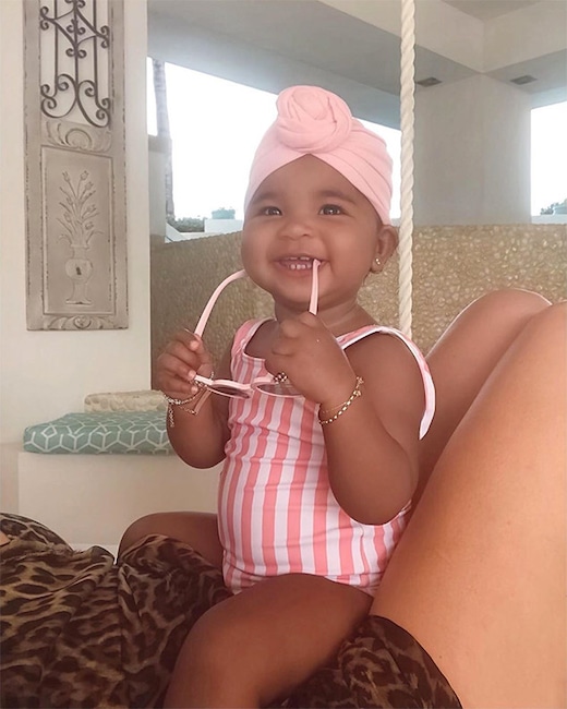 Khloe Kardashian, True Thompson, Turks and Caicos, Instagram